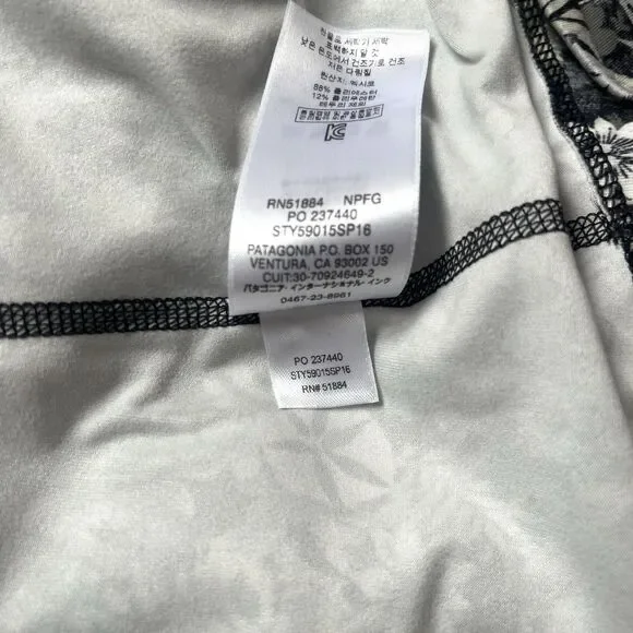 Patagonia Latticeback Strappy Floral Womens Athletic Dress Sz S Bra Stretchy EUC - Picture 5 of 9